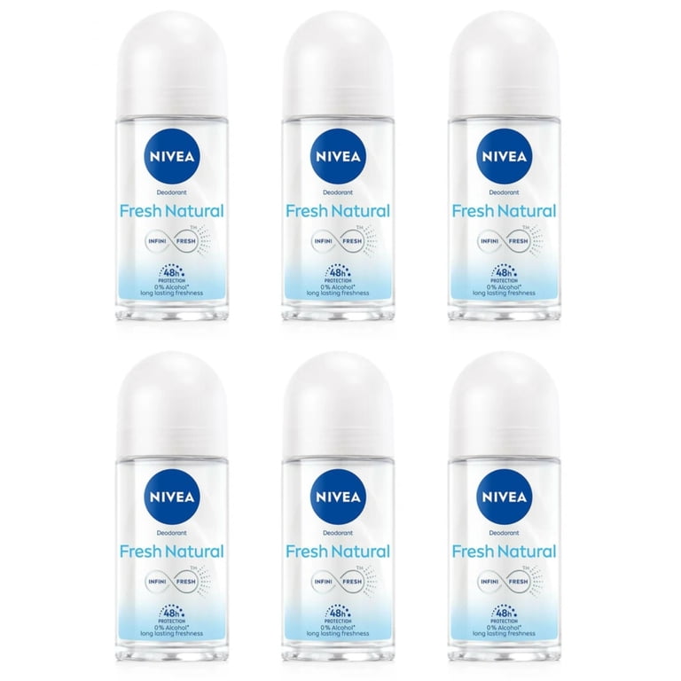 Nivea Fresh Natural Infini-Fresh Roll-On Deodorant Antibacterial