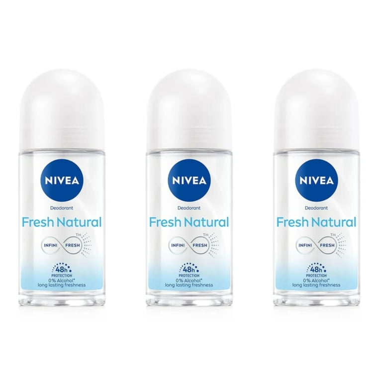Nivea Fresh Natural Infini-Fresh Roll-On Deodorant Antibacterial