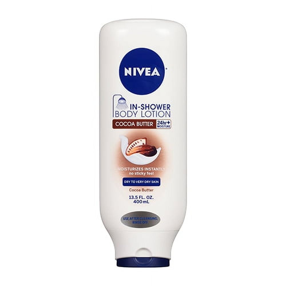 Nivea InShower Body Lotion With Cocoa Butter For Dry To Very Dry Skin