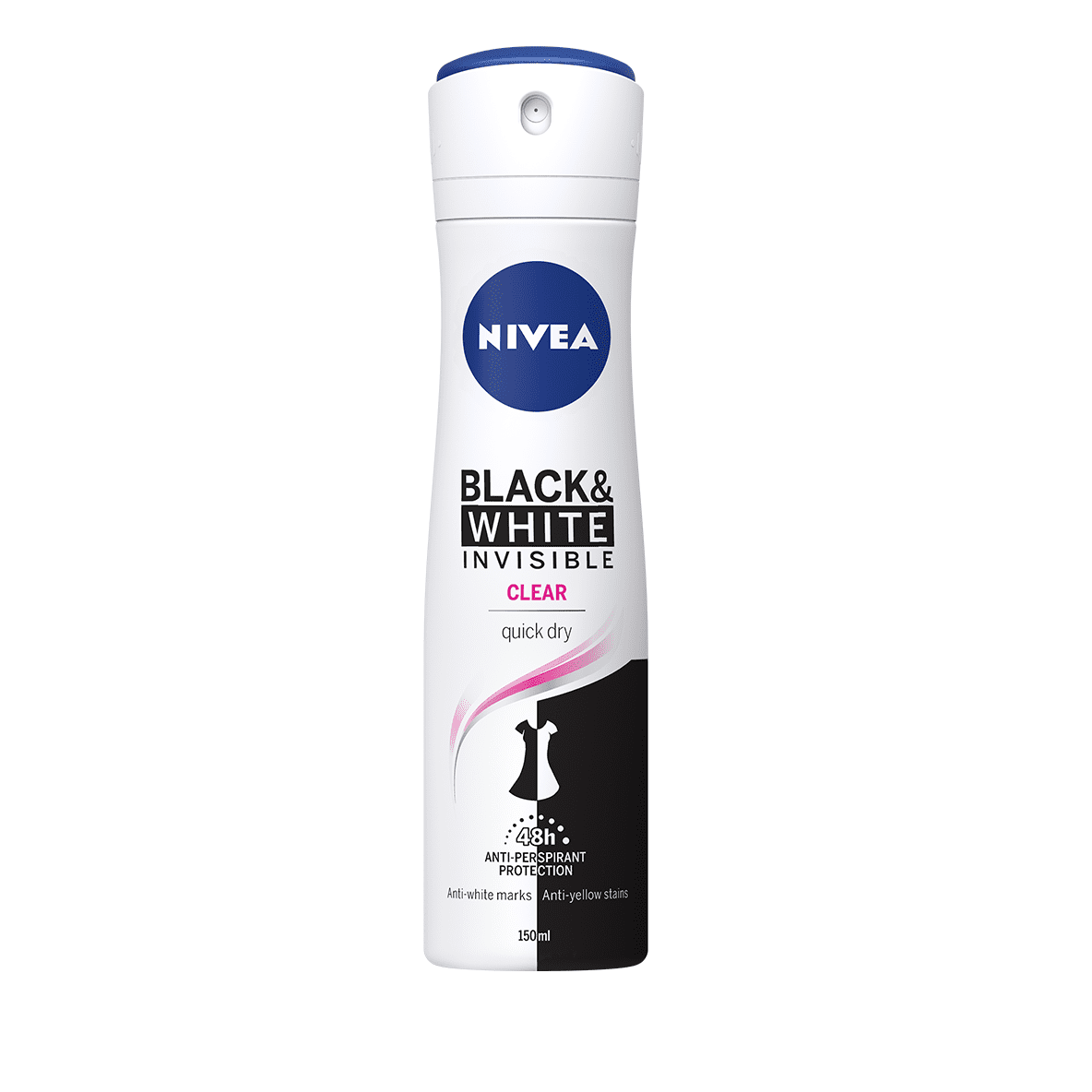 NIVEA Black & White Invisible 15本 Nivea Invisible Black & White Clear Anti-Perspirant Deodorant