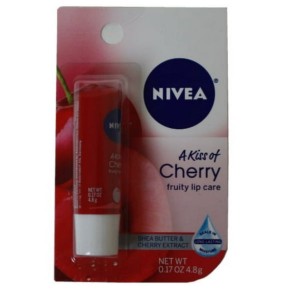Nivea Lip Care A Kiss of Flavor Lip Care Stick Cherry (Pack of 14)