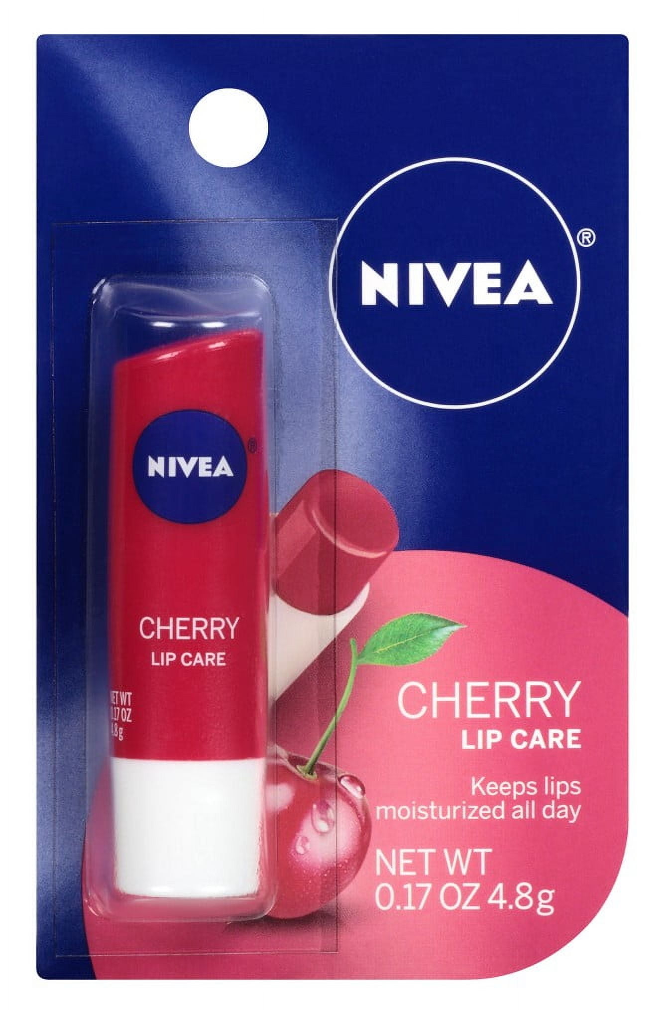 Nivea Lip Care Cherry 0.17 Ounce (Pack of 6)