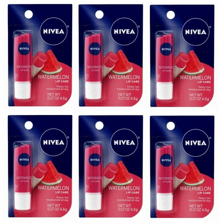 Nivea Lip Care Watermelon, 0.17 Oz