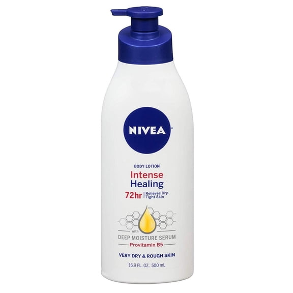 Nivea Lotion Intense Healing Nourishing Moisture 16.9oz (Pack of 2)