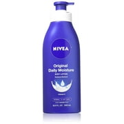 Nivea Lotion Original Daily Moisture 16.9 Ounce Pump Normal to Dry Skin 500ml 2 Pack C51