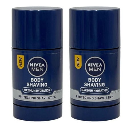 Nivea Men Body Shaving Maximum Hydration Protecting Shave Stick 2.5 oz (2 Pack)