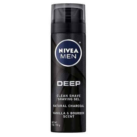 Nivea Men Deep Clean Shave Shaving Gel, 7 Oz, 2 Pack
