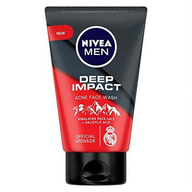 Nivea Men Facewash Deep Impact Acne With Himalayan Rock Salt 100 Gm