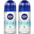 thumbnail image 1 of Nivea Men Fresh Kick 48-Hour Protection Anti Perspirant Roll On 2-Pack (2 X 50Ml), 1 of 1