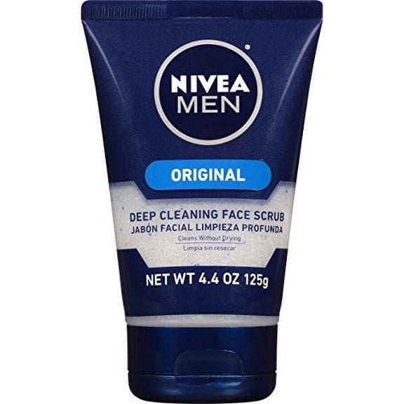 Nivea Men Original Deep Cleaning Face Scrub 4.4 Ounce