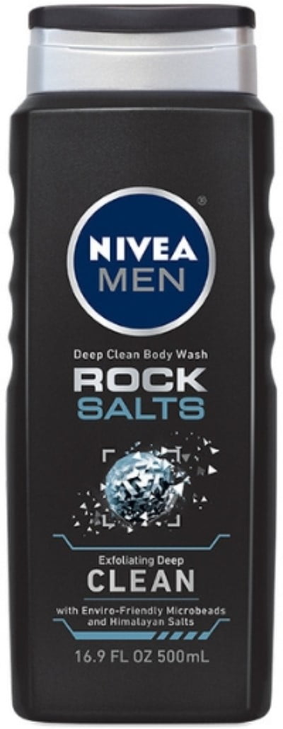 Nivea Men Rock Salts Body Wash 16.9 oz (Pack of 2)