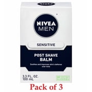 Nivea Men Sensitive After Shave Balm 3.3 oz. 3-Pack