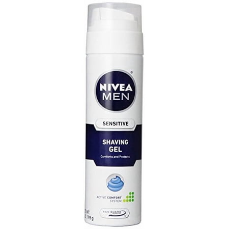 Nivea Men Sensitive Shaving Gel Protects Sensitive Skin From Shave Irritation 7 Oz. Can