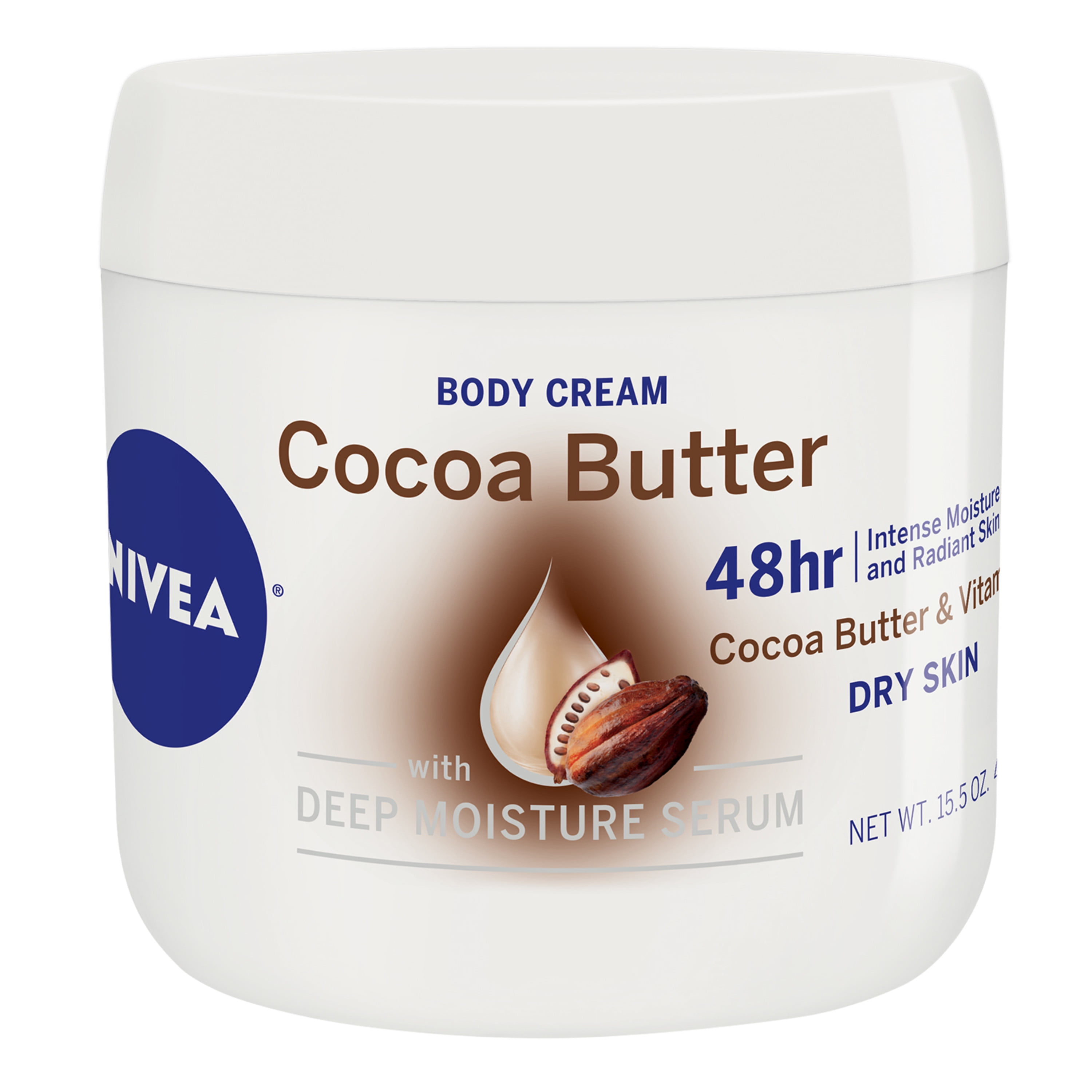 NIVEA Cocoa Butter Body Cream 15.5 oz. Jar