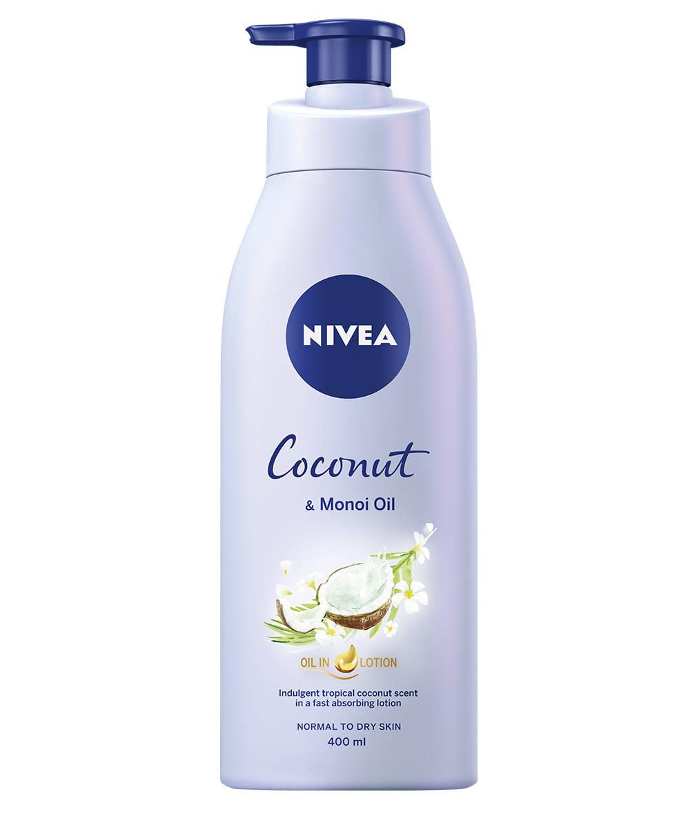 Nivea Oil In Lotion Coconut & Monoi (400Ml), Replenishing Body Lotion