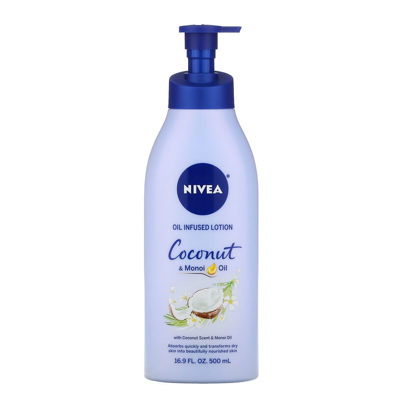 Nivea, Oil Infused Lotion, Coconut & Monoi Oil, 16.9 fl oz (500 ml