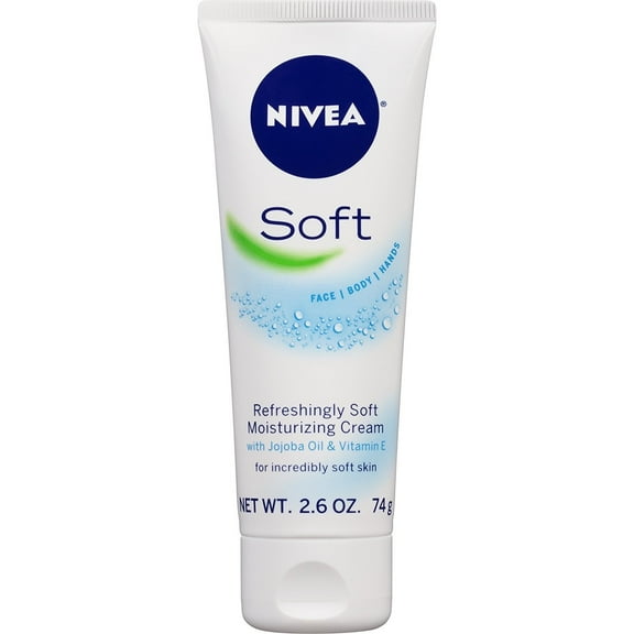 Nivea Soft Light Body Moisturizer Lotion, Jojoba Oil & Vit E, 2.6oz, 3 Pack
