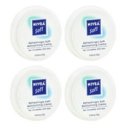 Nivea Soft, Refreshingly Soft Moisturizing Creme, .84 Oz. 4 Pack Value Bundle