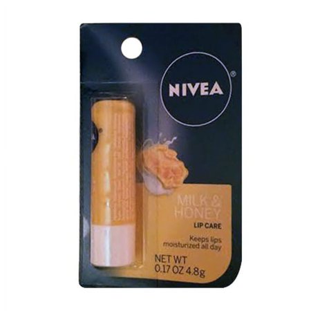 Nivea Soothing Lip Care, With Milk Proteins and Natural Honey, 0.17 Oz