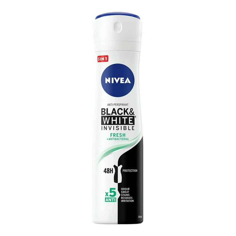 Nivea Black & White Invisible Silky Smooth Antiperspirant 150 ml