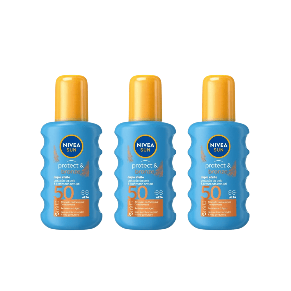Nivea Sun Protect & Bronze Tan Activating Sun Cream Spray SPF50 200ml