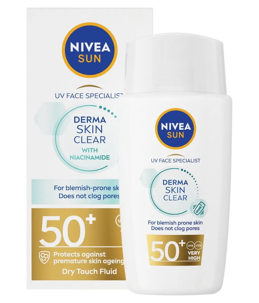 Nivea Sun UV Face Derma Blemish Control Anti-Blemish Complex Sun Fluid SPF50+ 40ml / 1.35 fl.oz
