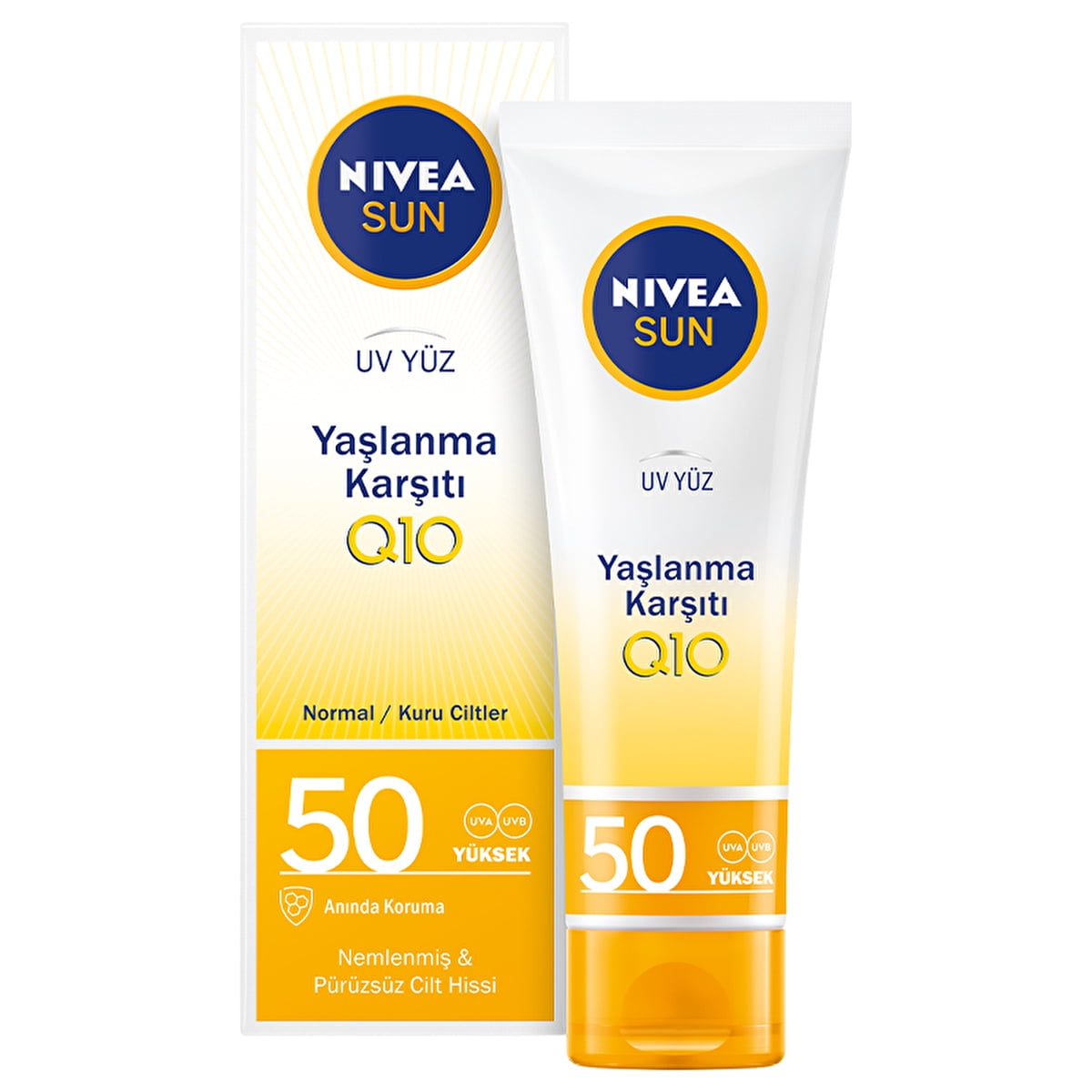 Nivea Sun SPF50+ Anti-Aging and Blemish Q10 Facial Sunscreen 50 ml