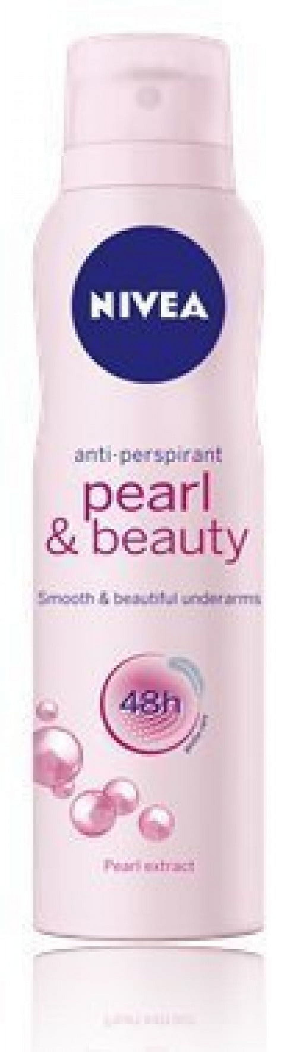 ORAWANSHOP98 Nivea Women Anti-Perspirant Deodorant Pearl & Beauty Alcohol Free Spray 5.25oz/150ml (pack of 2)
