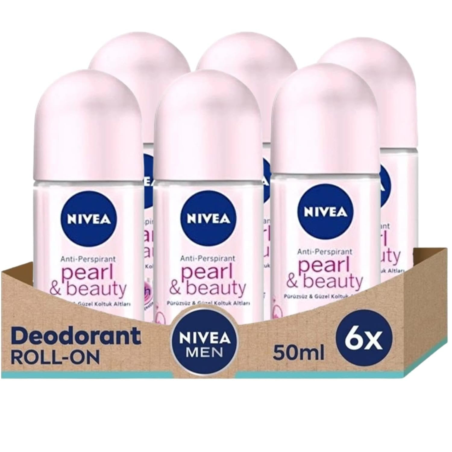 NIVEA パール＆ビューティー デオドラント 50ml X 9点 Amazon.com: Nivea Pearl & Beauty Roll-On Deodorant, 50ml