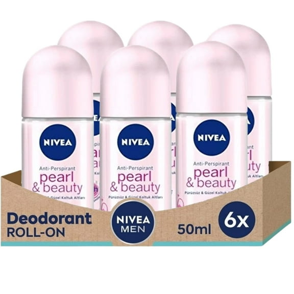 Nivea Women Deodorant Roll On Series Pacl Of 1-3-6 Pearl&Beauty Roll On 6