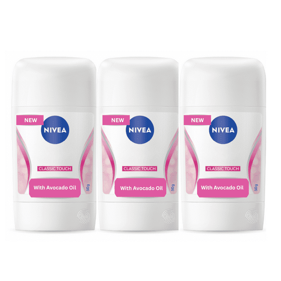 Nivea Women Stick Deodorant Classic Touch 50g, 3 Pack