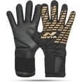thumbnail image 1 of Nivia 1242S Ashtang Gold Goalkeeper Gloves - Black & Gold - Small, 1 of 8