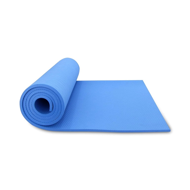 Nivia Ethylene Vinyl Acetate Anti-Skid Yoga Mat Color: Blue
