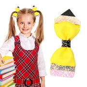 Niviya Barrettes Pencil Girls Hair Ties For Back To School Kindergarten 1st Grade 2nd Grade 3rd Grade 4th Grade 5th Grade