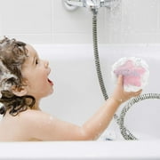 Niviya Bath & Bathing Accessories Cute Cartoon Bath Sponge With Rich Foam For Comfortable Back Scrubbing