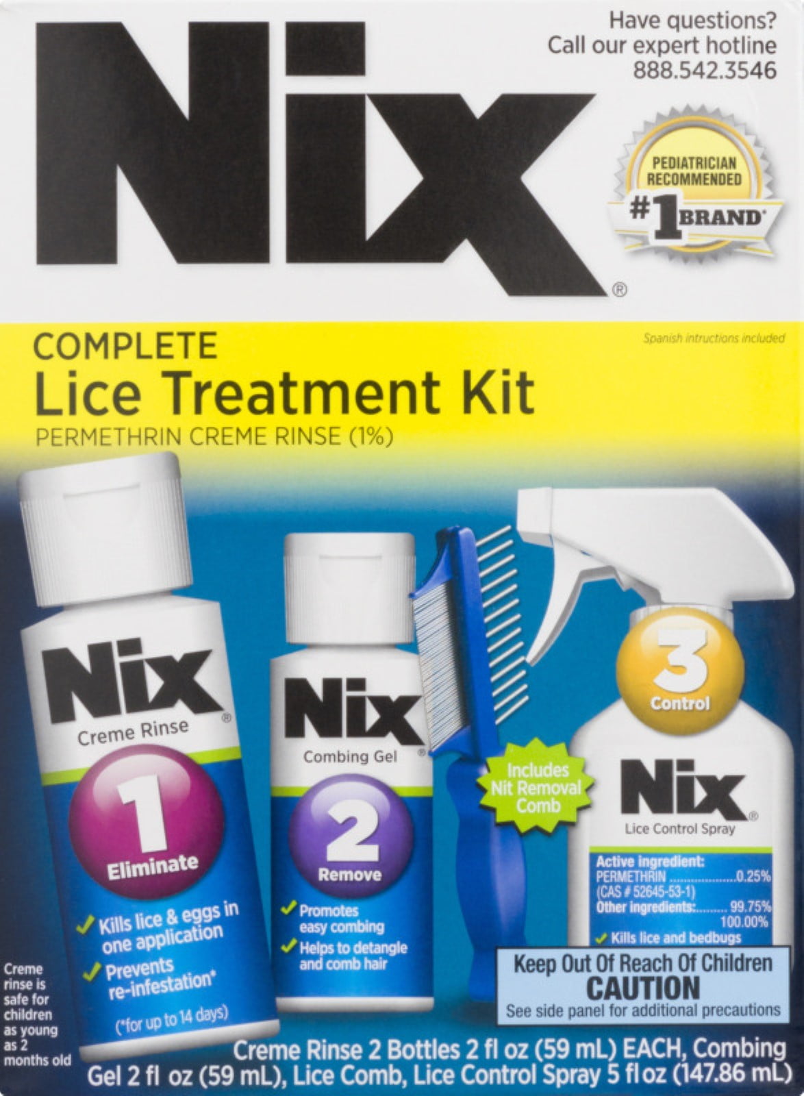Nix Complete Lice Treatment Kit 1 Each