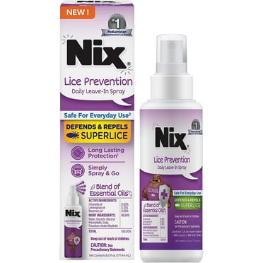 Nix Lice Prevention, Daily Leave-In Spray, 6 fl oz (177.44 ml)