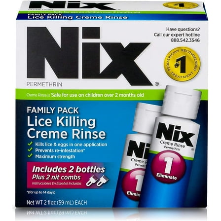 Nix Lice Treatment Family Pack, 4 oz