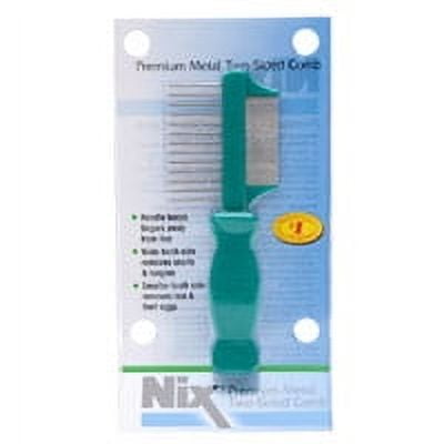Nix Premium Metal Two-Sided Lice Comb - 1 Ea, 2 Pack
