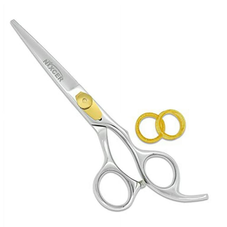  HB Professionals Hair Cutting And Hair Dressing Shears - 7.5  Inches - Premium Stainless Steel Scissors - Razor Edge Sharp Blades - For  Salons, Professional Barbers, Men & Women, Kids, Pets (