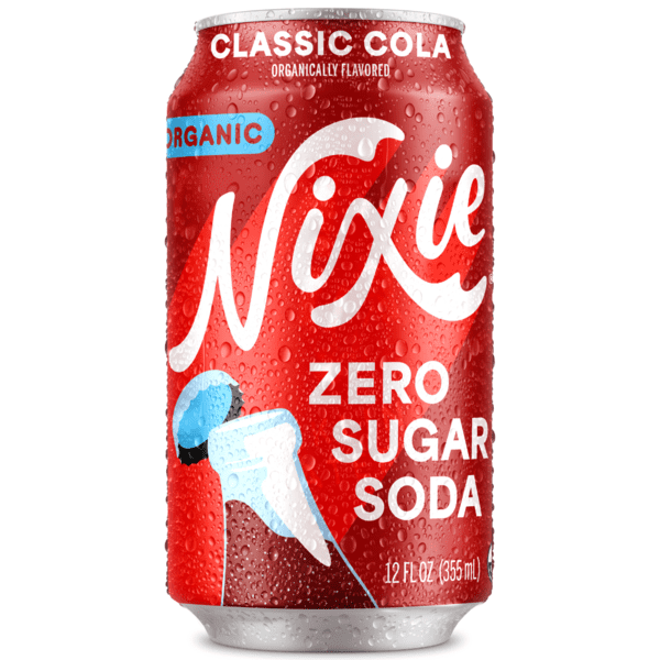 Nixie Classic Cola Organic Zero Sugar Soda, 12 fl oz Cans, 6 Pack – Clean Ingredients, No Artificial Sweeteners