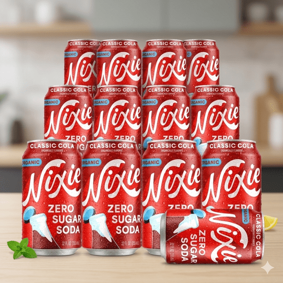 Nixie Classic Cola, Organic Zero Sugar Soda