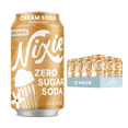 thumbnail image 1 of Nixie Organic Zero Sugar Cream Soda, 12oz, 12 Pack, 1 of 6