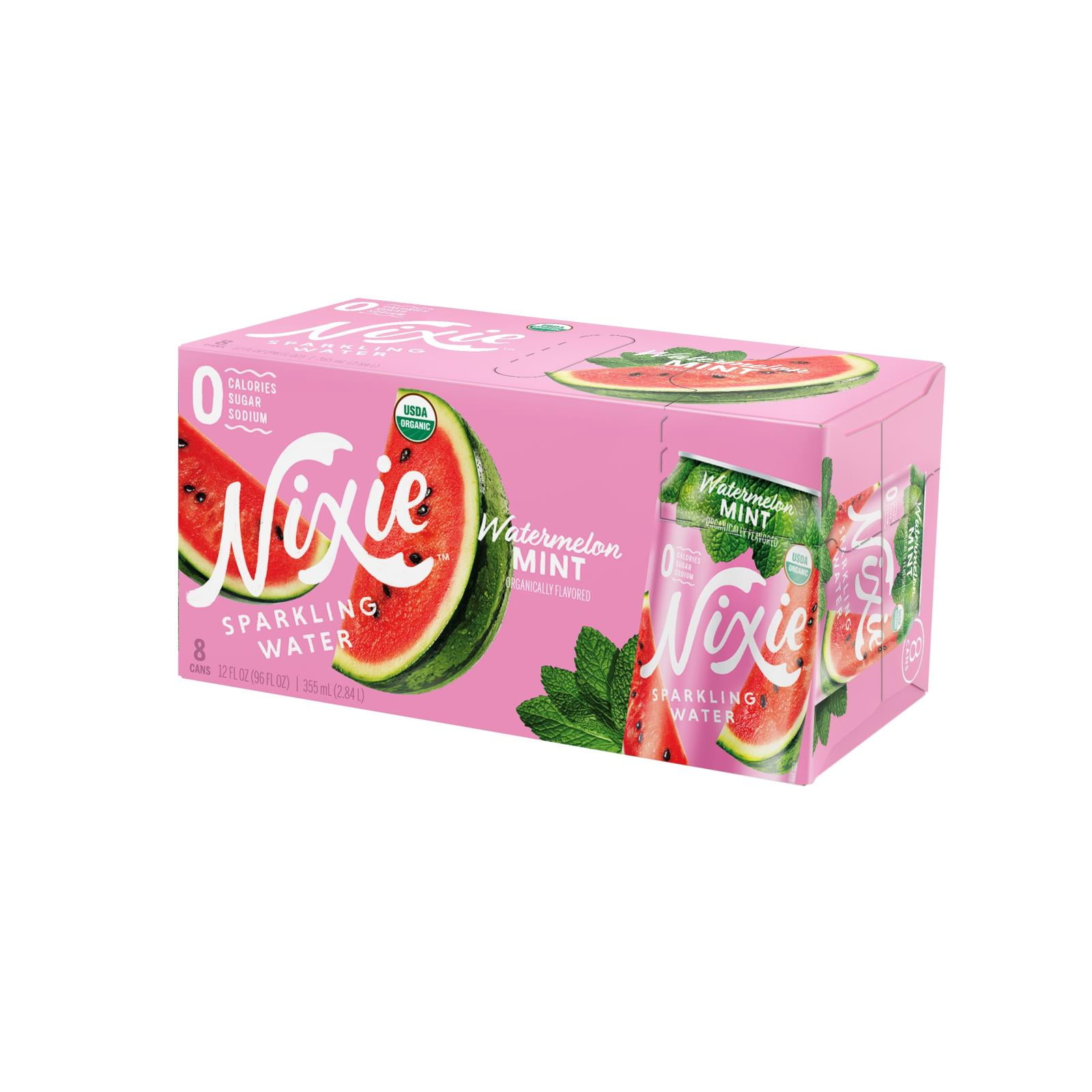 Nixie Sparkling Water Sparkling Water Watermelon Mint Case of 3 8/12 FZ
