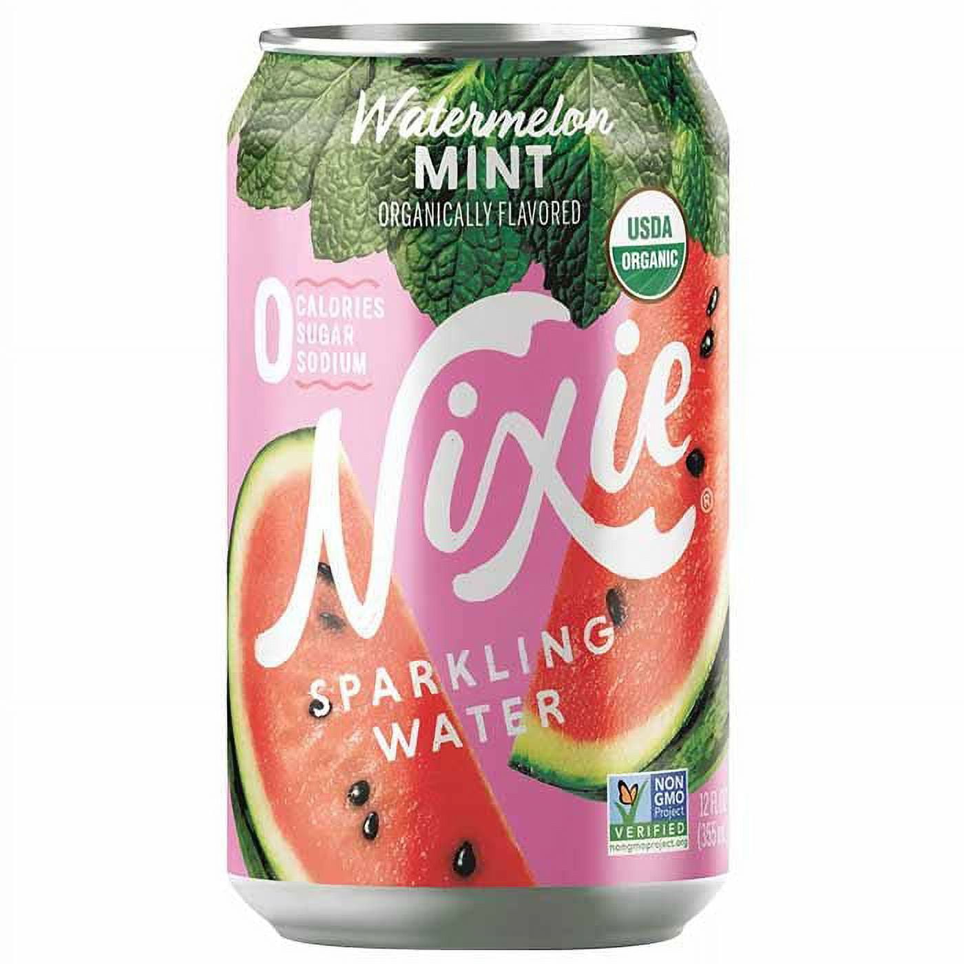 Nixie Watermelon Mint Sparkling Water, 12oz Multiple Sizes