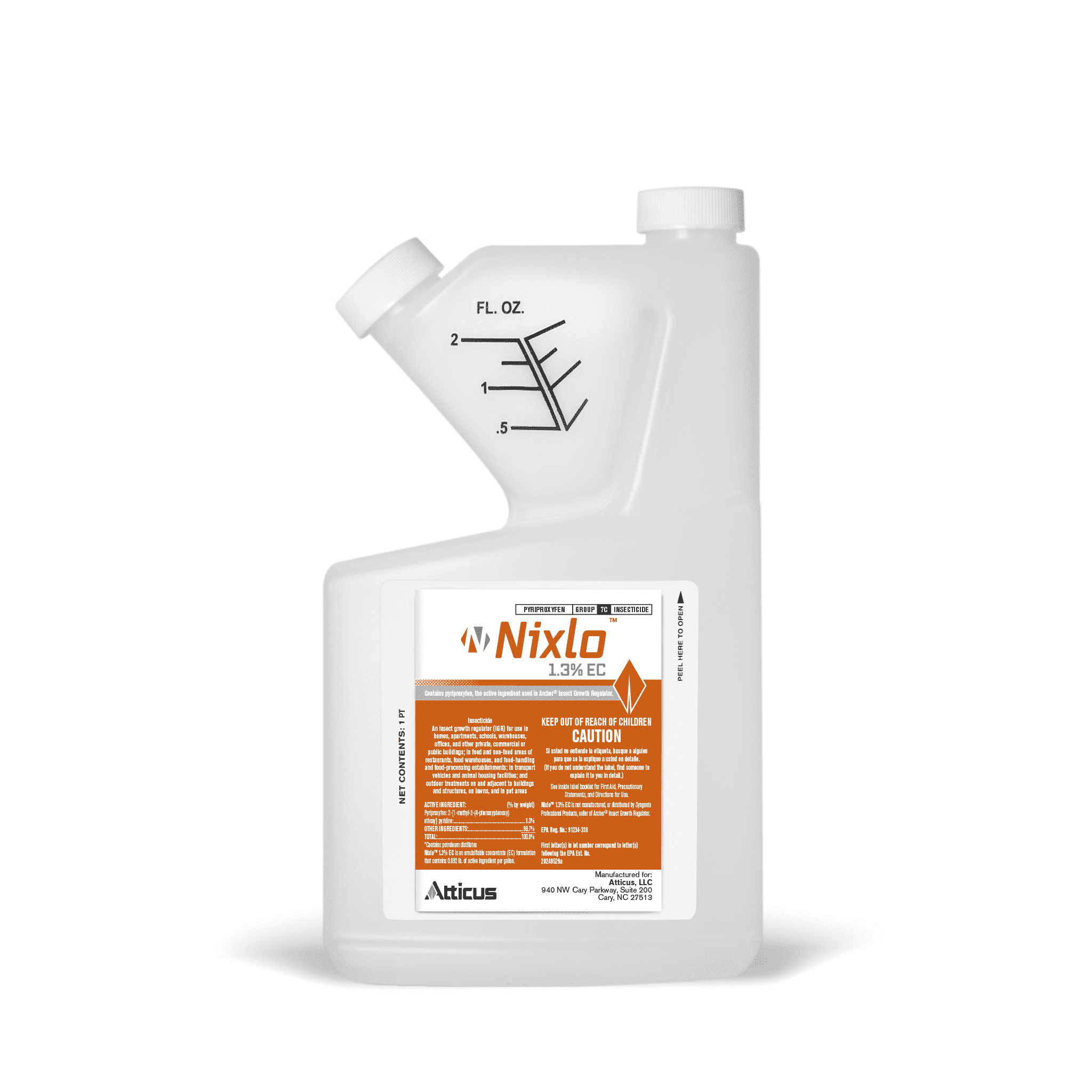 Nixlo 1.3 EC (16 oz) – Compare to Archer IGR – Indoor and Outdoor Insect Control -  1.3% Pyriproxyfen by Atticus