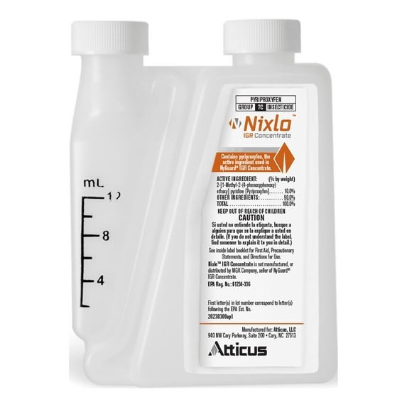 Nixlo IGR Concentrate (140 ML) by Atticus - Compare to NyGuard - Pyriproxyfen 10%