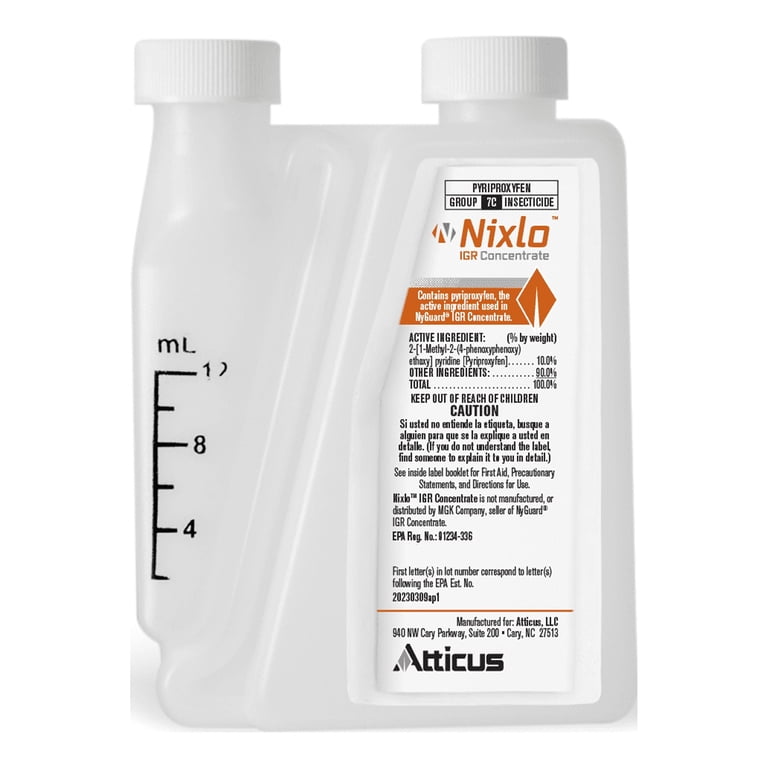 All-in ロック　PGR+ Atticus Nixlo IGR Concentrate, 140 ML, Controls Multiple Pests