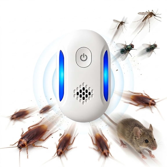 Nixo Pest Pro Ultrasonic Pest Repeller, 2026 Upgraded Multi-Frequency Plug-In Device with Nightlight, Compact Electronic Pest Control for Home, Kitchen & Basement