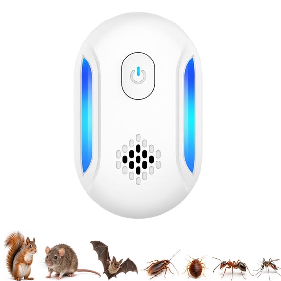 Nixo Pest Pro Ultrasonic Pest Repeller, Tri-Band Spectrum Technology with 1,600 Square Feet of Coverage, Plug and Play, Quiet and Stable Operation, Compact and Portable, Easy to Use, For Indoor